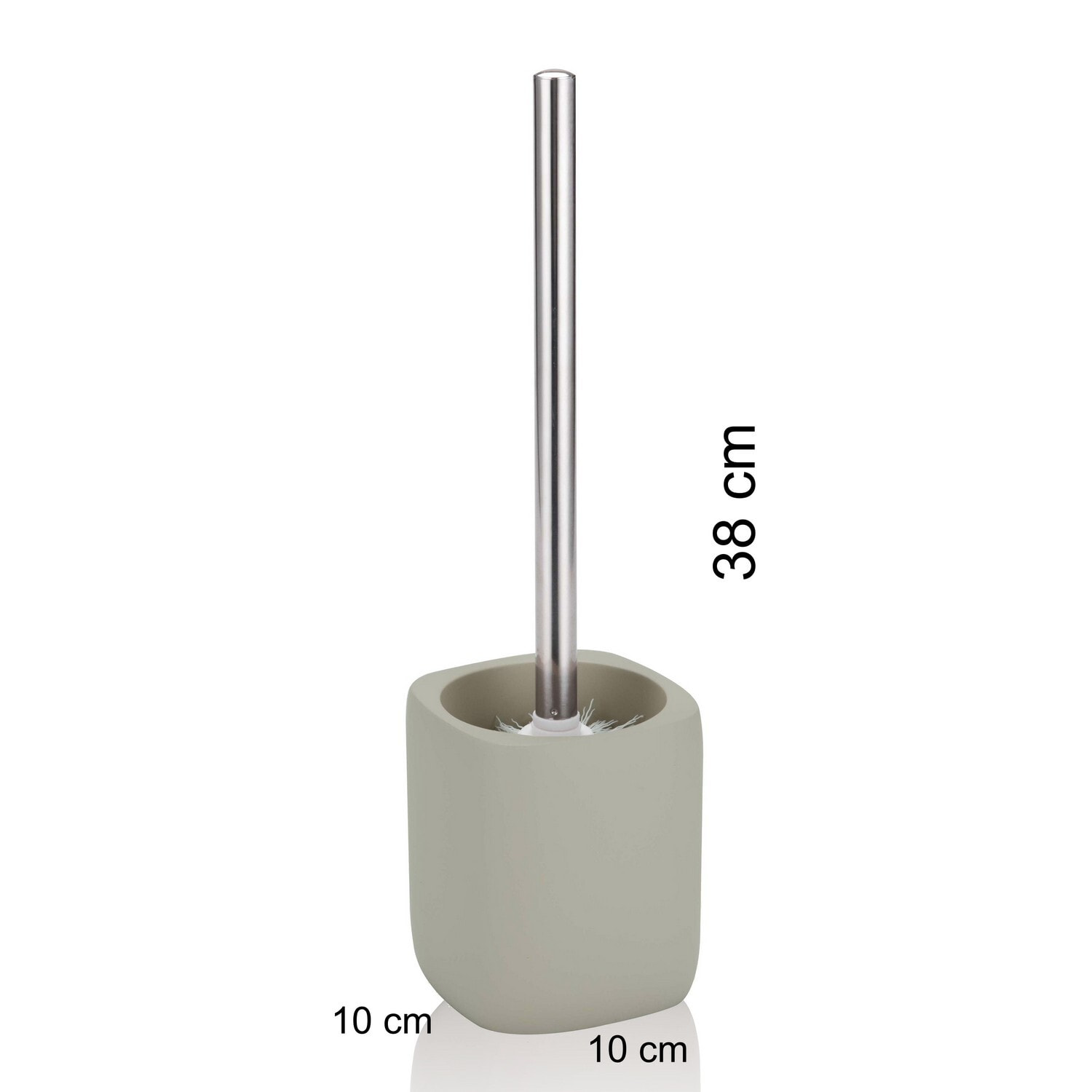 Distributeur de savon Tomasucci ELEGANT, en céramique, beige, 7 × 7 × 18 cm