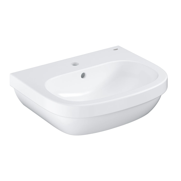 GROHE Euro Ceramic Lavabo suspendu 550 mm x 450 mm avec trop plein, technologie PureGuard 3933600H