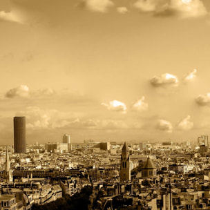 Tableau paris panoramique Toile imprimée