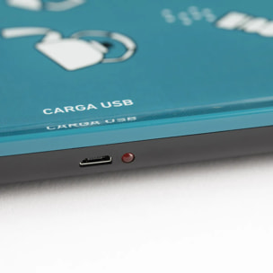 Báscula de cocina JATA HBAL1204 hasta 20 kg. Sin pilas. Gran superficie. Alta precisión