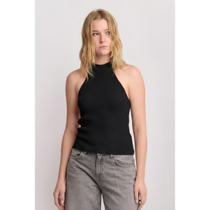 Kocca - Top con scollo all'americana Donna, Tinta unita, Scollo americano