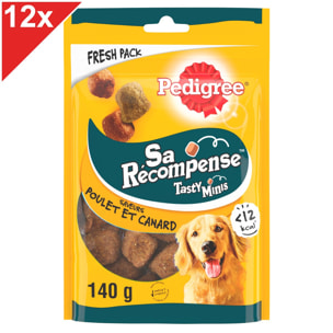 PEDIGREE Sa Récompense saveurs poulet et canard Friandises pour chien 12x130g