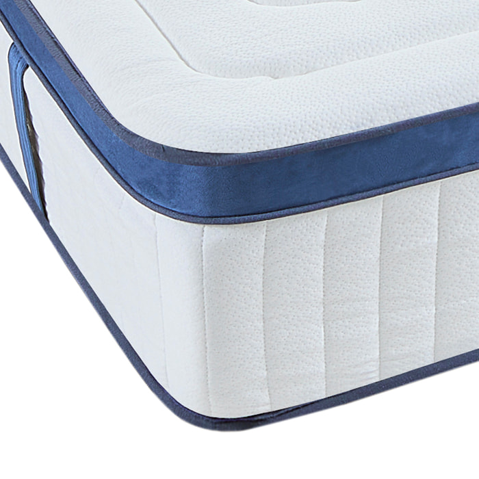 Matelas Hybride Suite Princière, Soutien Ferme, 30 cm, Micro-Ressorts & Mémoire de Forme