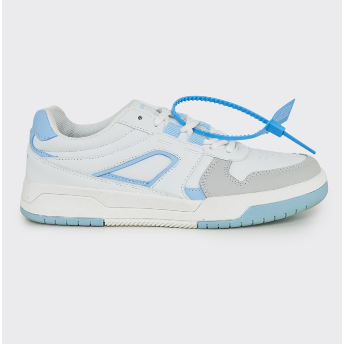 Scarpa sportiva BLAST bianca celeste