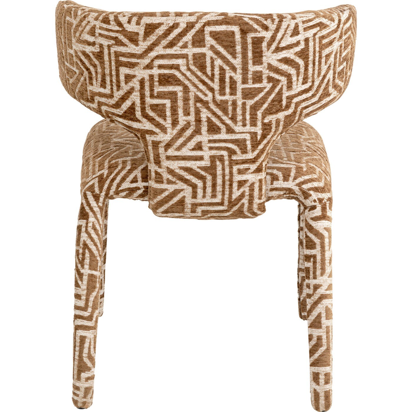 Chaise Tobi Maze marron Kare Design