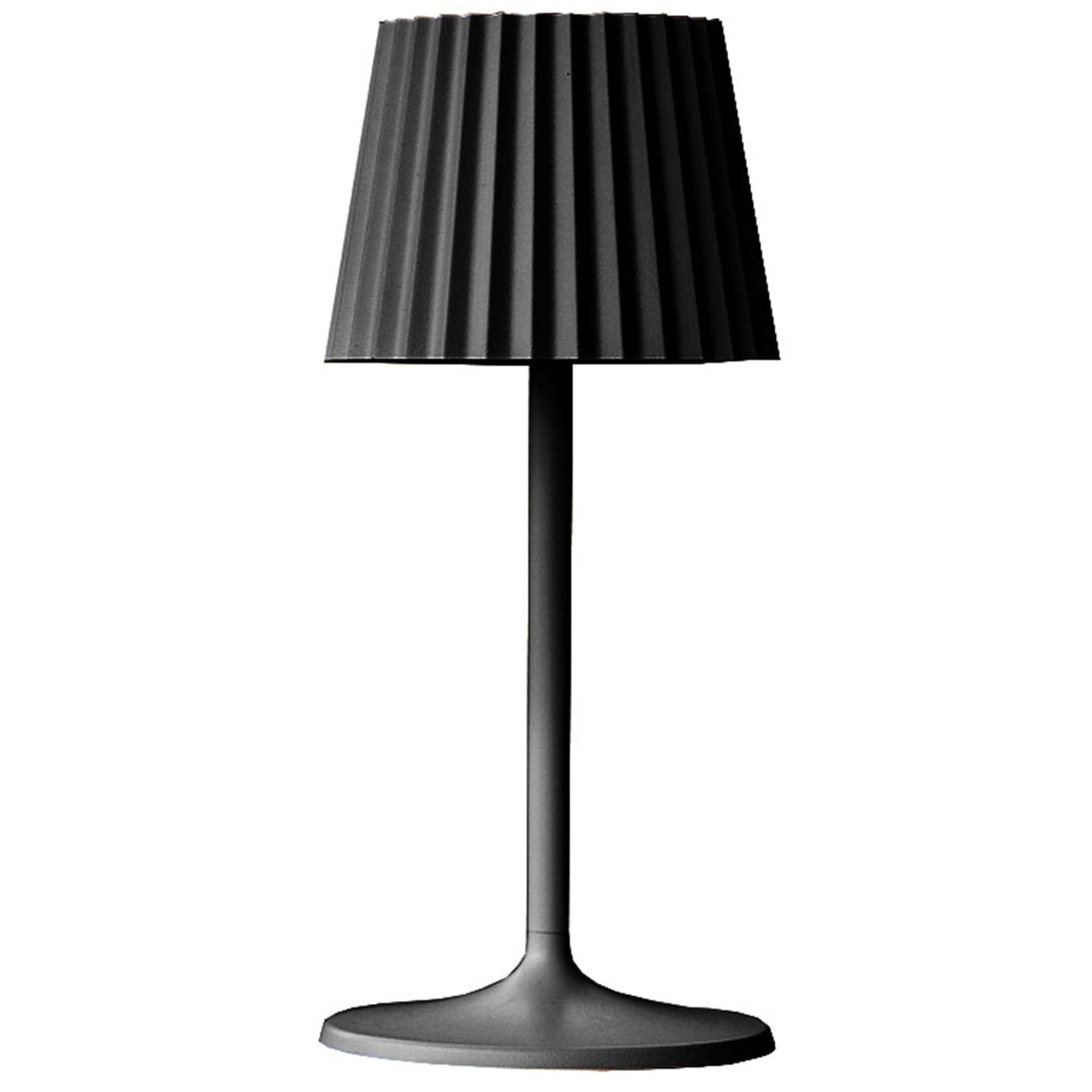 Lampe de table sans fil LED ABBY BLACK H30CM