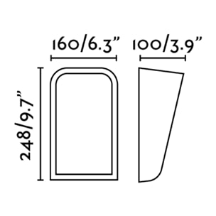 MASK Aplique gris oscuro