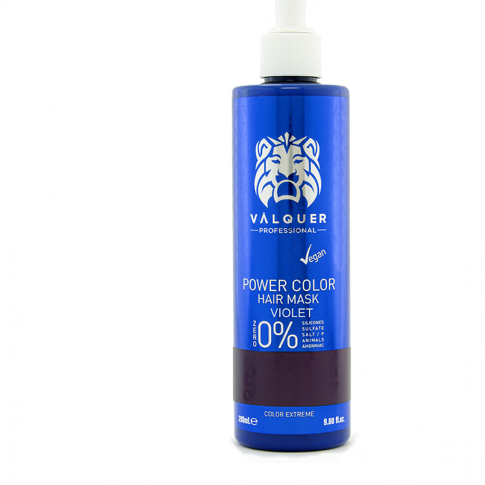 Valquer Mascarilla power color Violeta - 275 ml