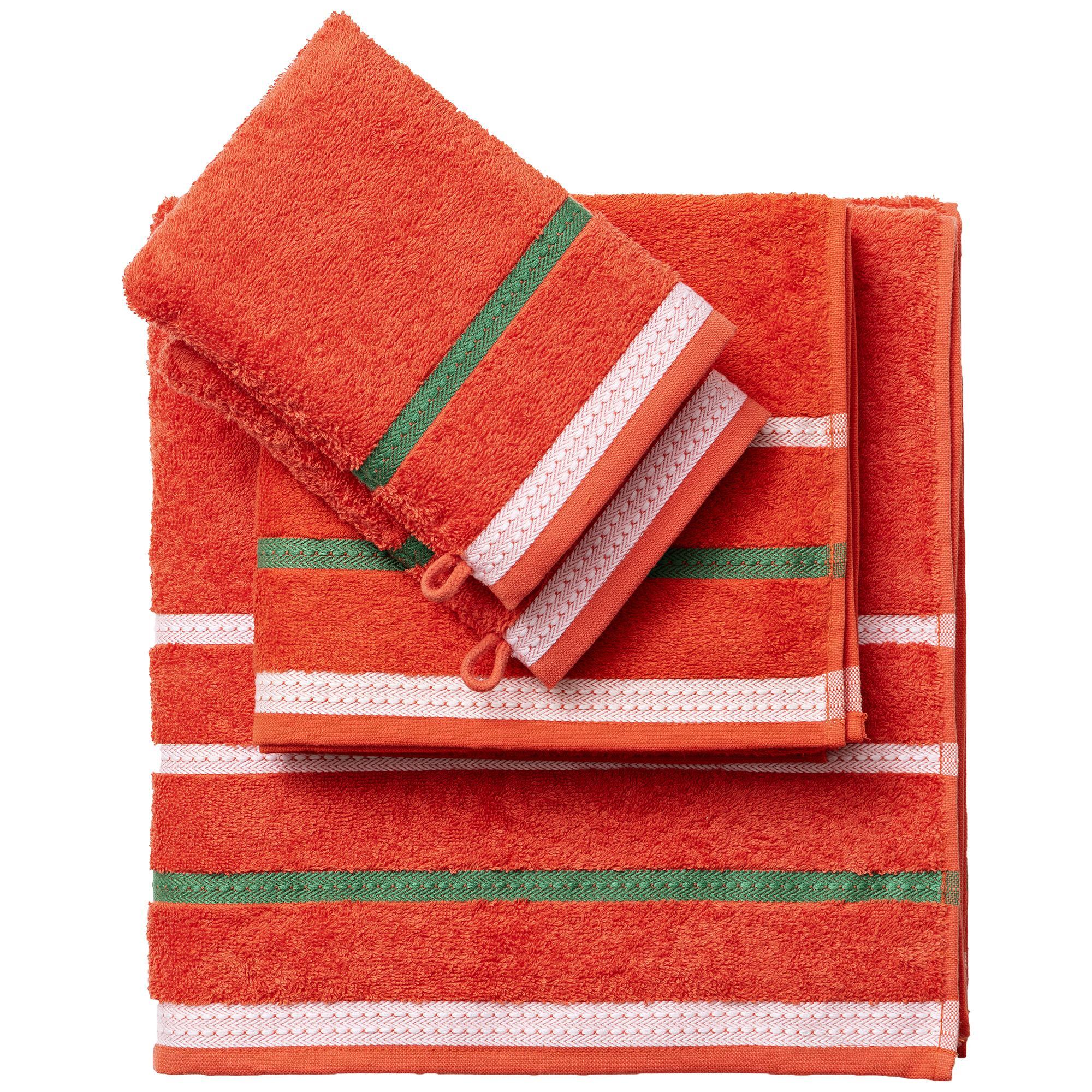 Set 4pc toalla de baño benetton rojo rainbow