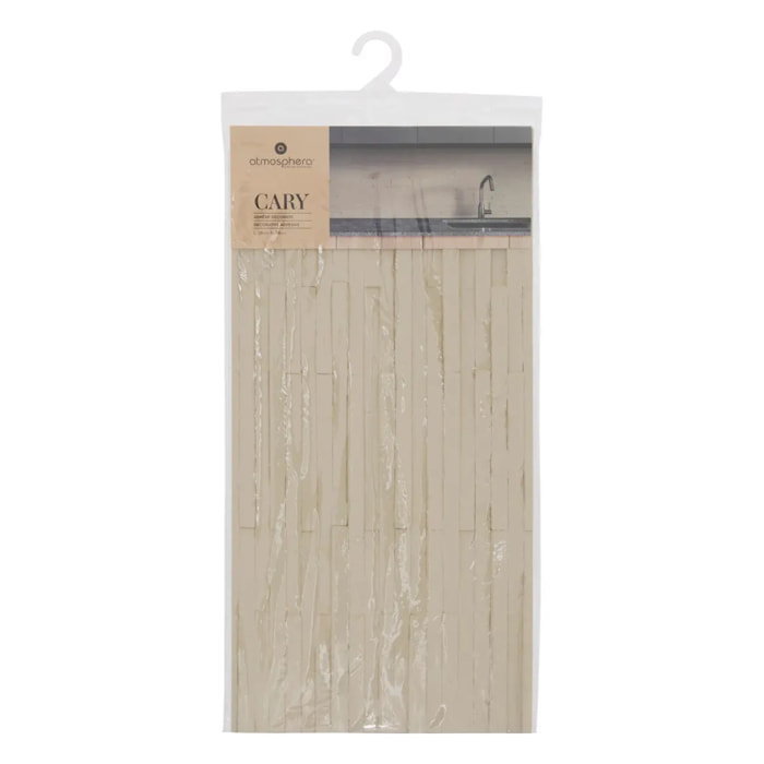 Sticker mural effet parement Cary beige 58x28cm