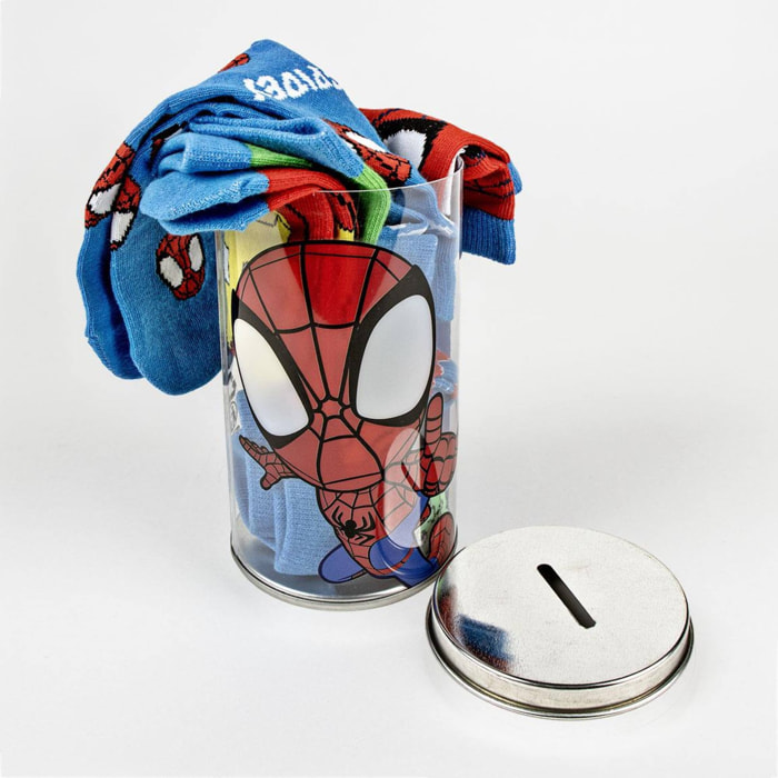 Pack de 4 calcetines infantiles diseño spidey