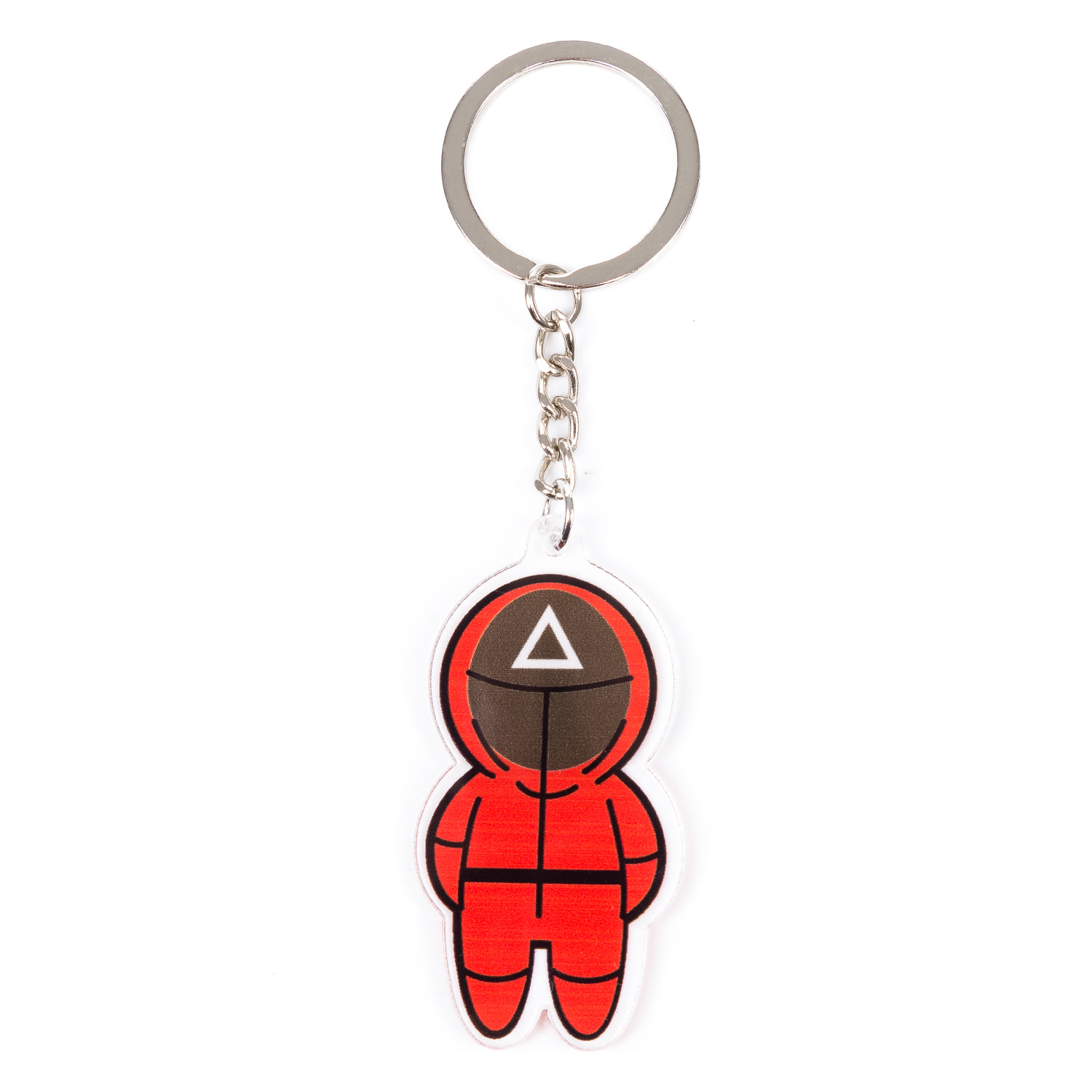 Portachiavi calamaro piatto. Osservatore del triangolo.