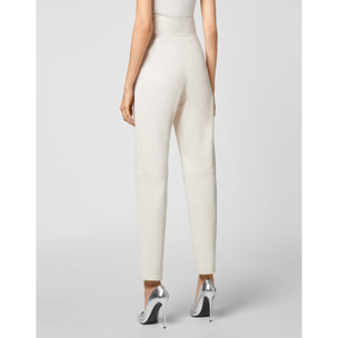 PHILIPP PLEIN Leather Trousers ICONIC PLEIN
