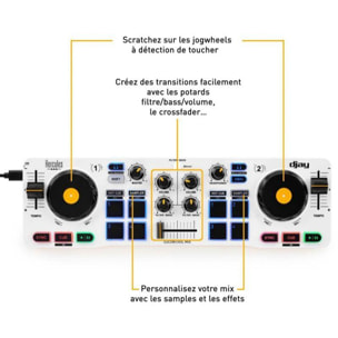 Contrôleur USB HERCULES DJ CONTROL MIX
