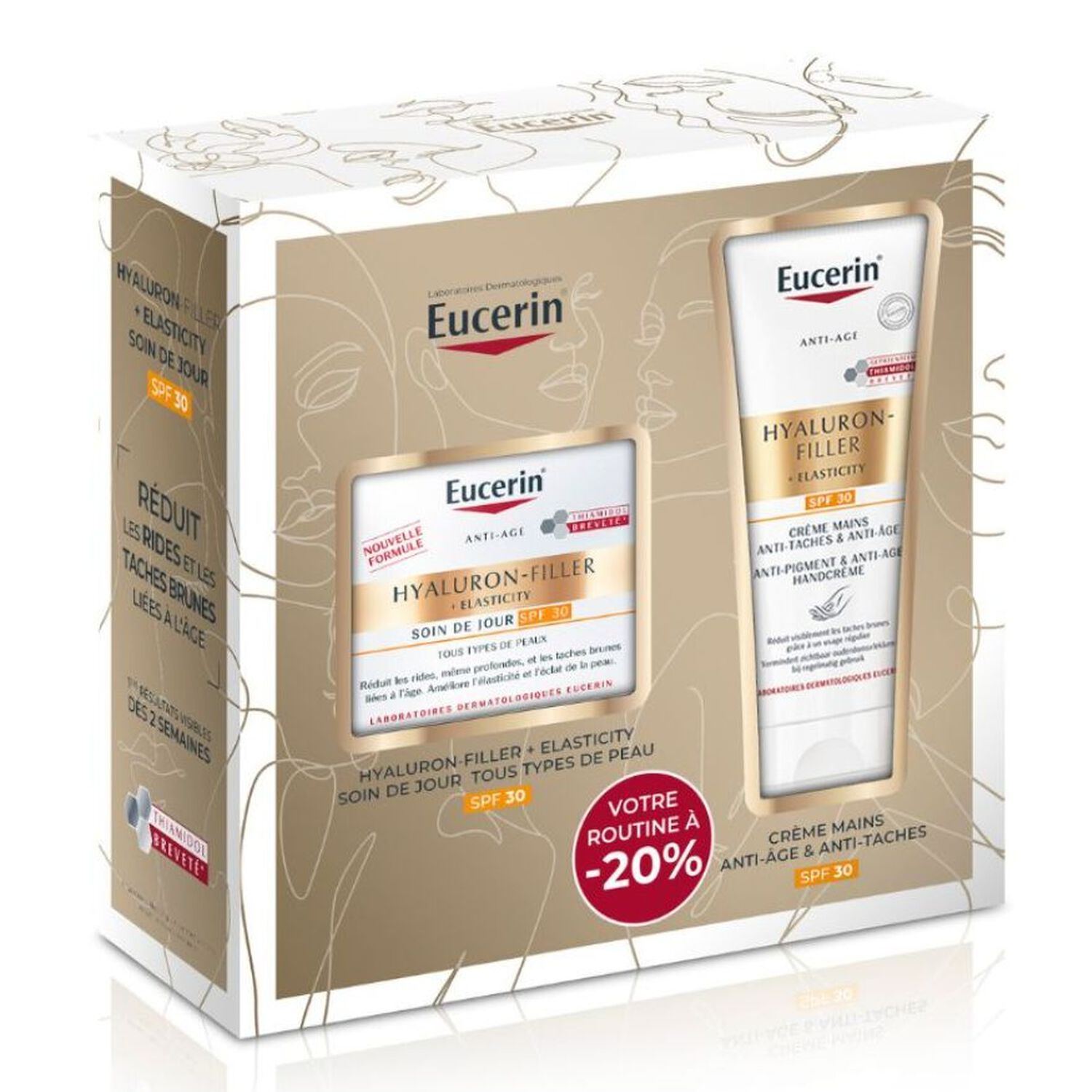 Hyaluron Filler + Elasticity - Coffret Soin Visage + Mains