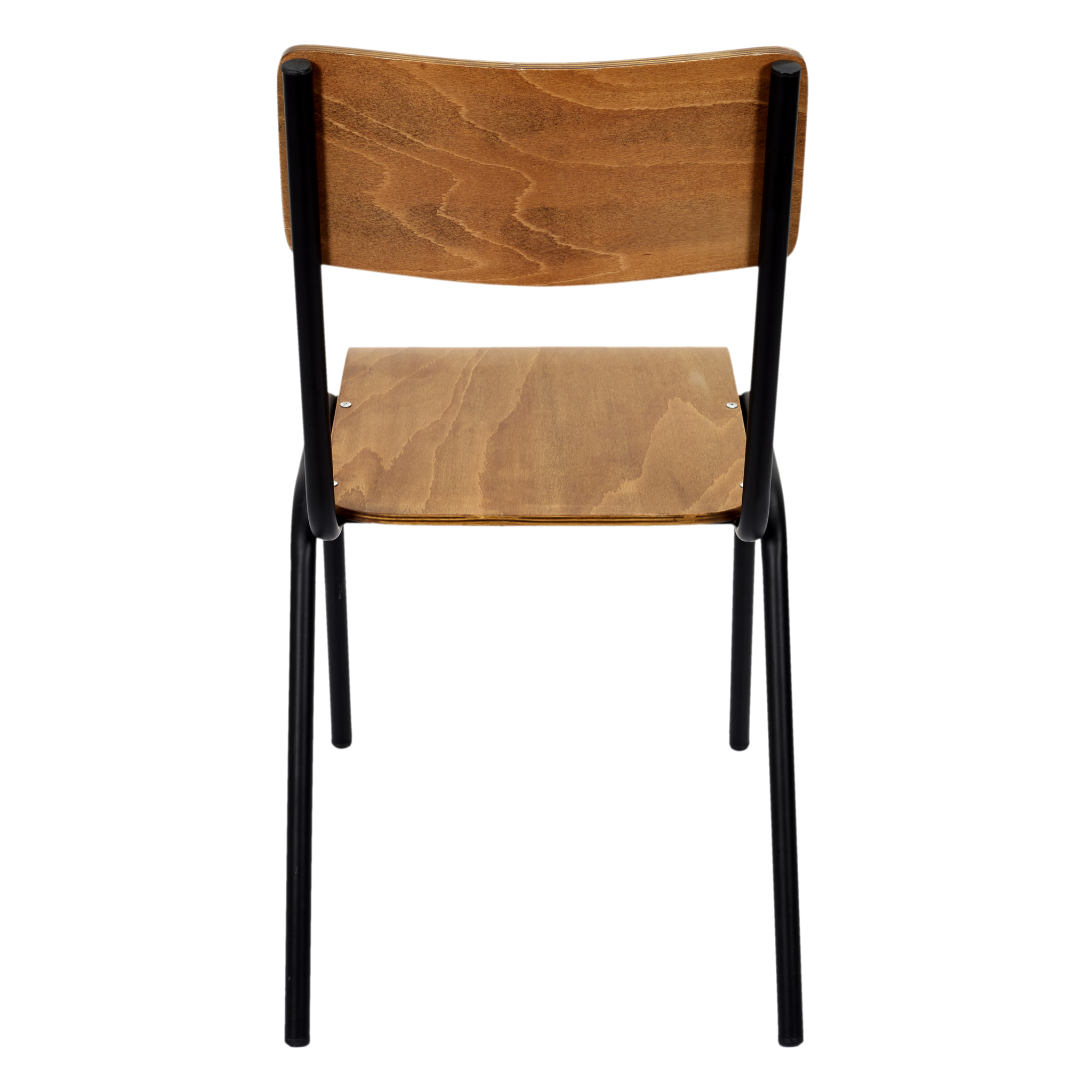 Chaise Ecolier Noir - Lot De 4