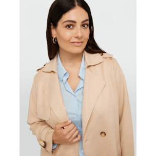 Fiorella Rubino - Trench in tessuto scuba - Beige