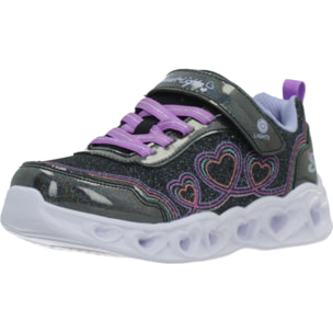 Zapatillas Niña 303736lcs Heart Lights Negro