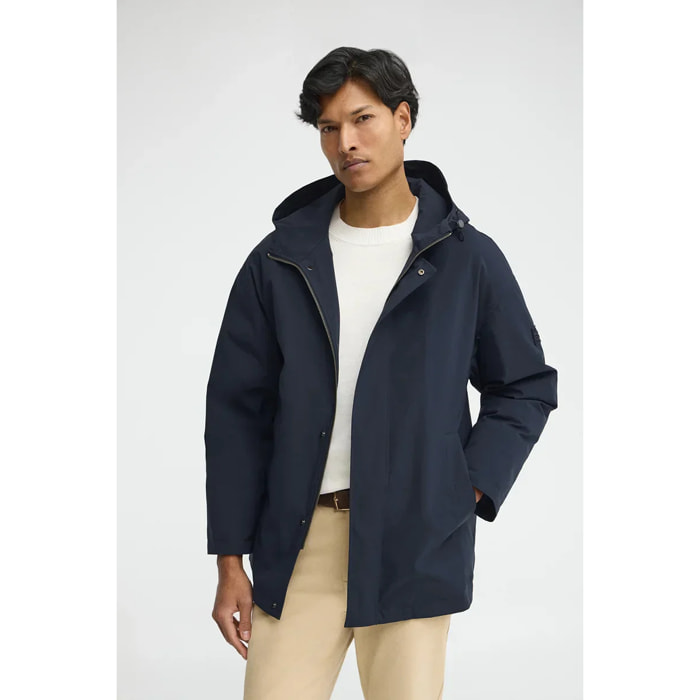 Chaqueta Ellington acolchada azul marino con logo engomado Polo Club