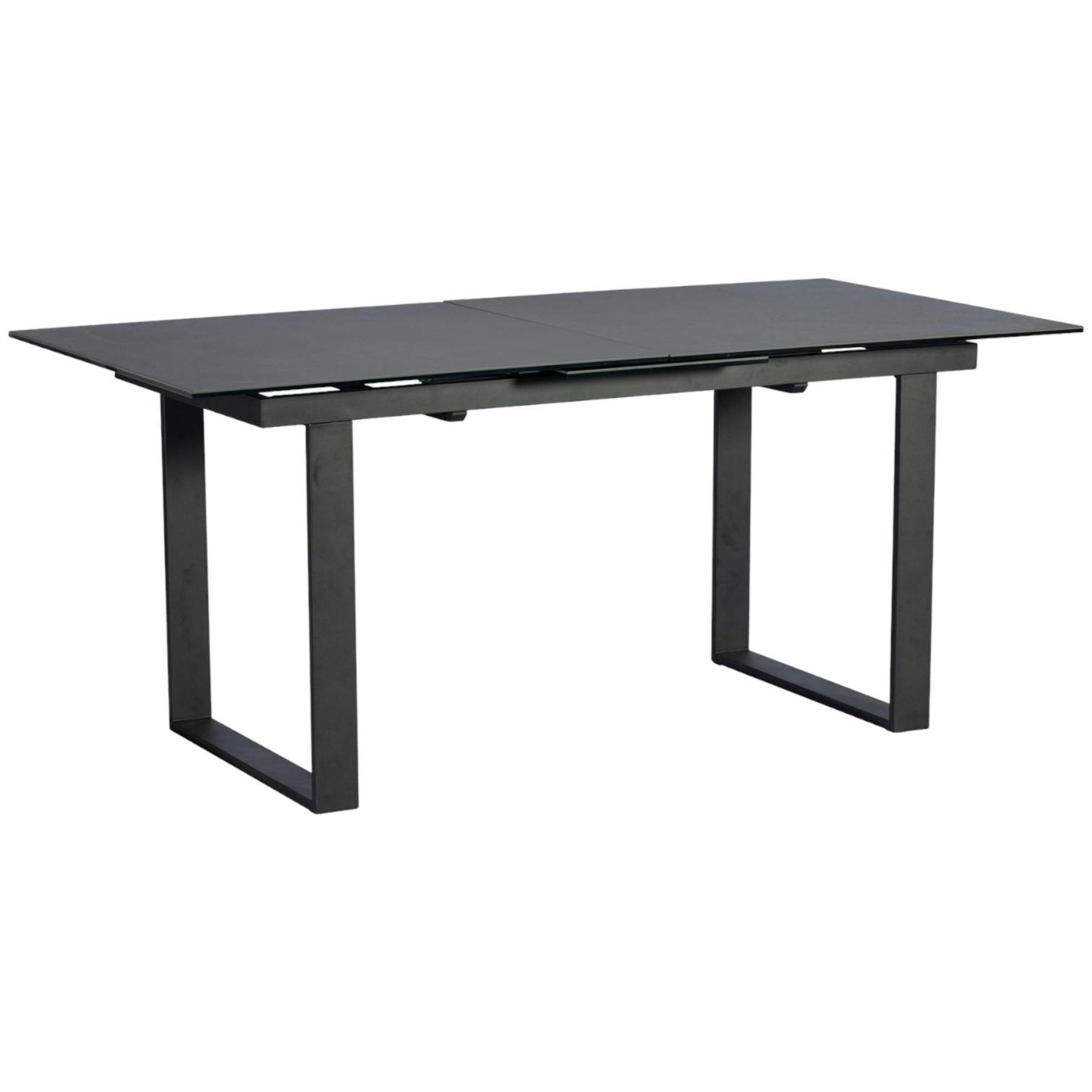 Table extensible 176/216 cm en céramique grise TORONTO