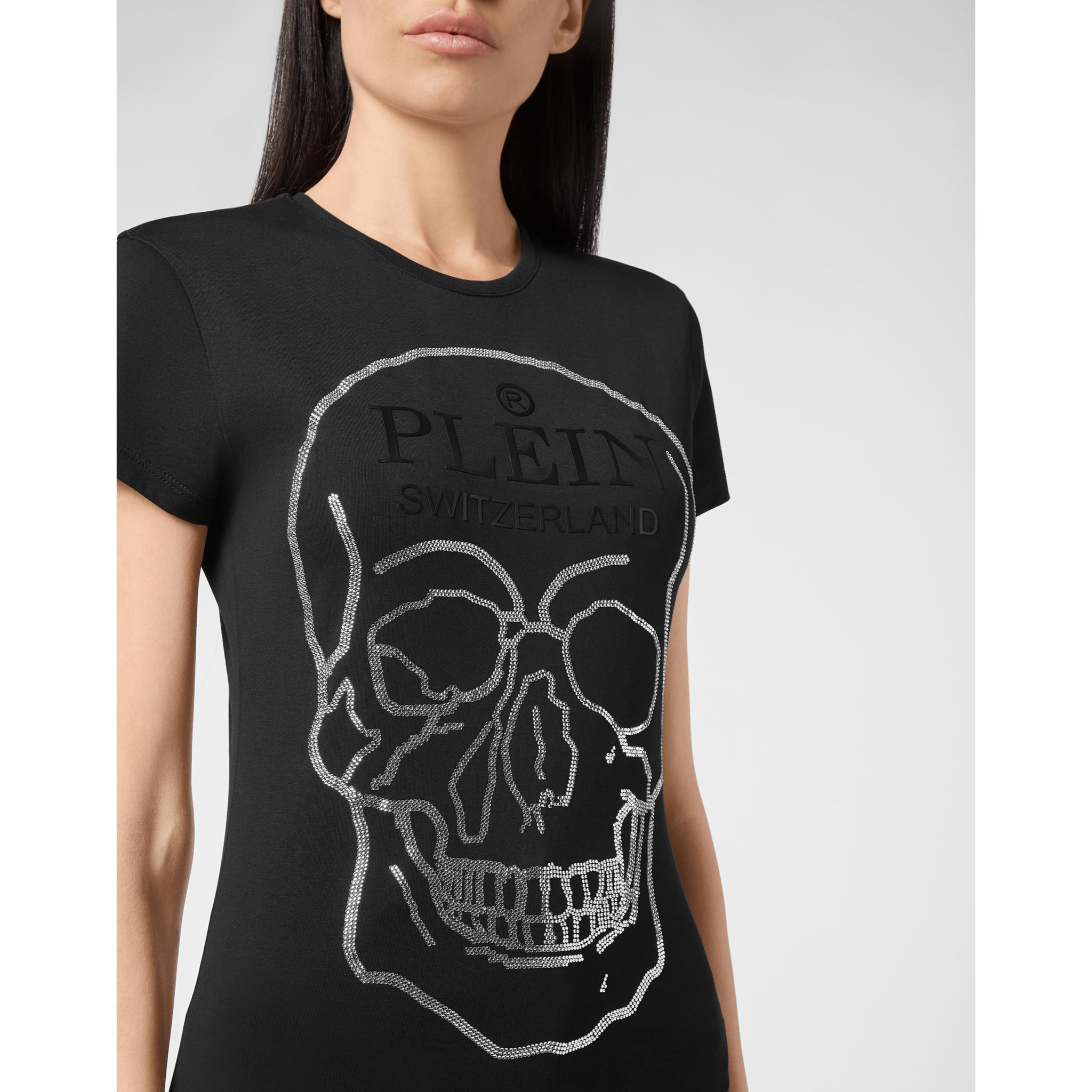 PHILIPP PLEIN T-shirt girocollo SKULL