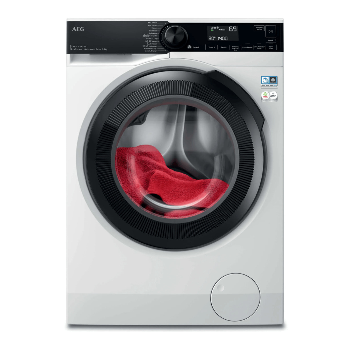 AEG Lavadora de libre instalación Serie 7000 ProSteam® UniversalDose de 9.0 kg LFR7394O4V