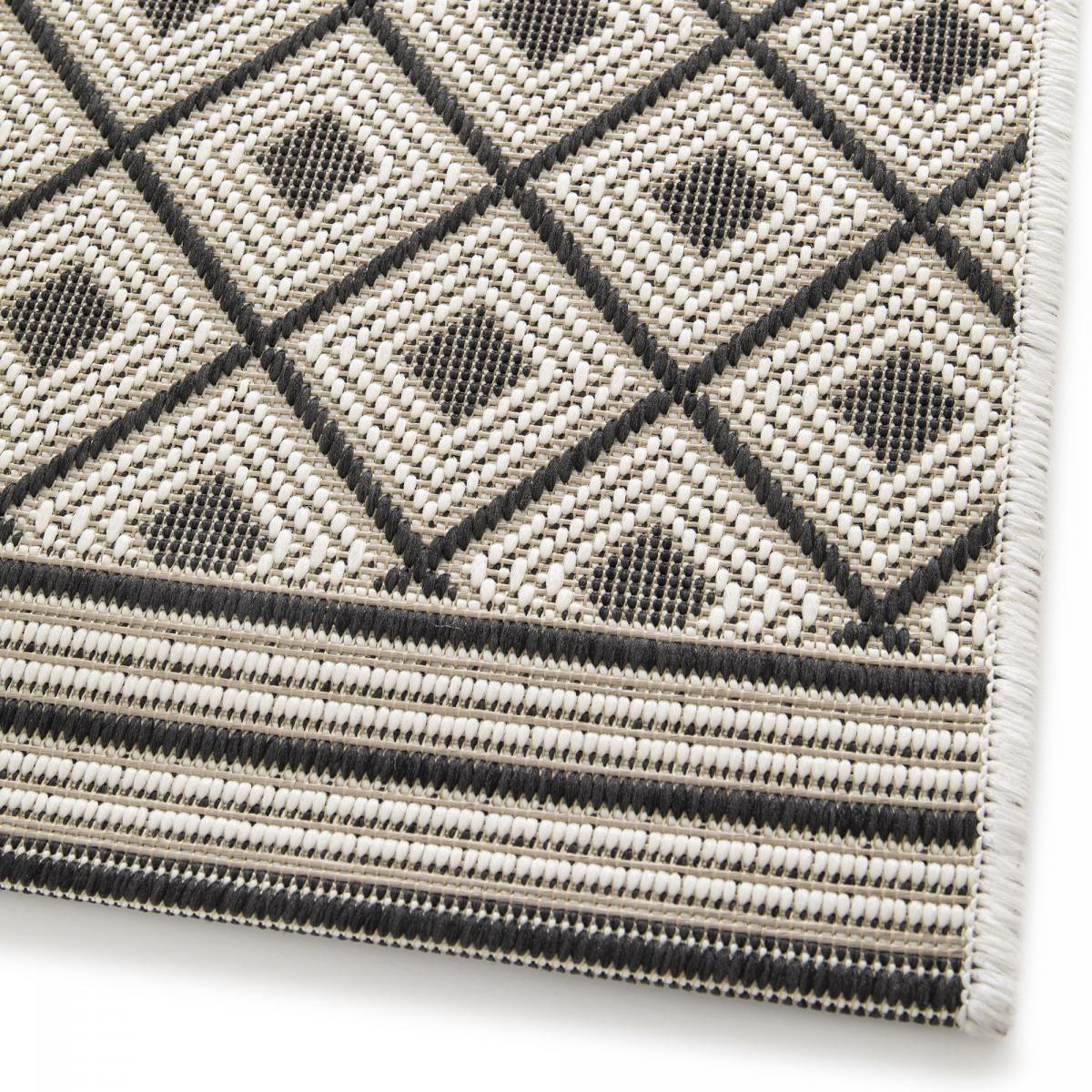 Tapis extérieur tissé kilim rectangle JOVI