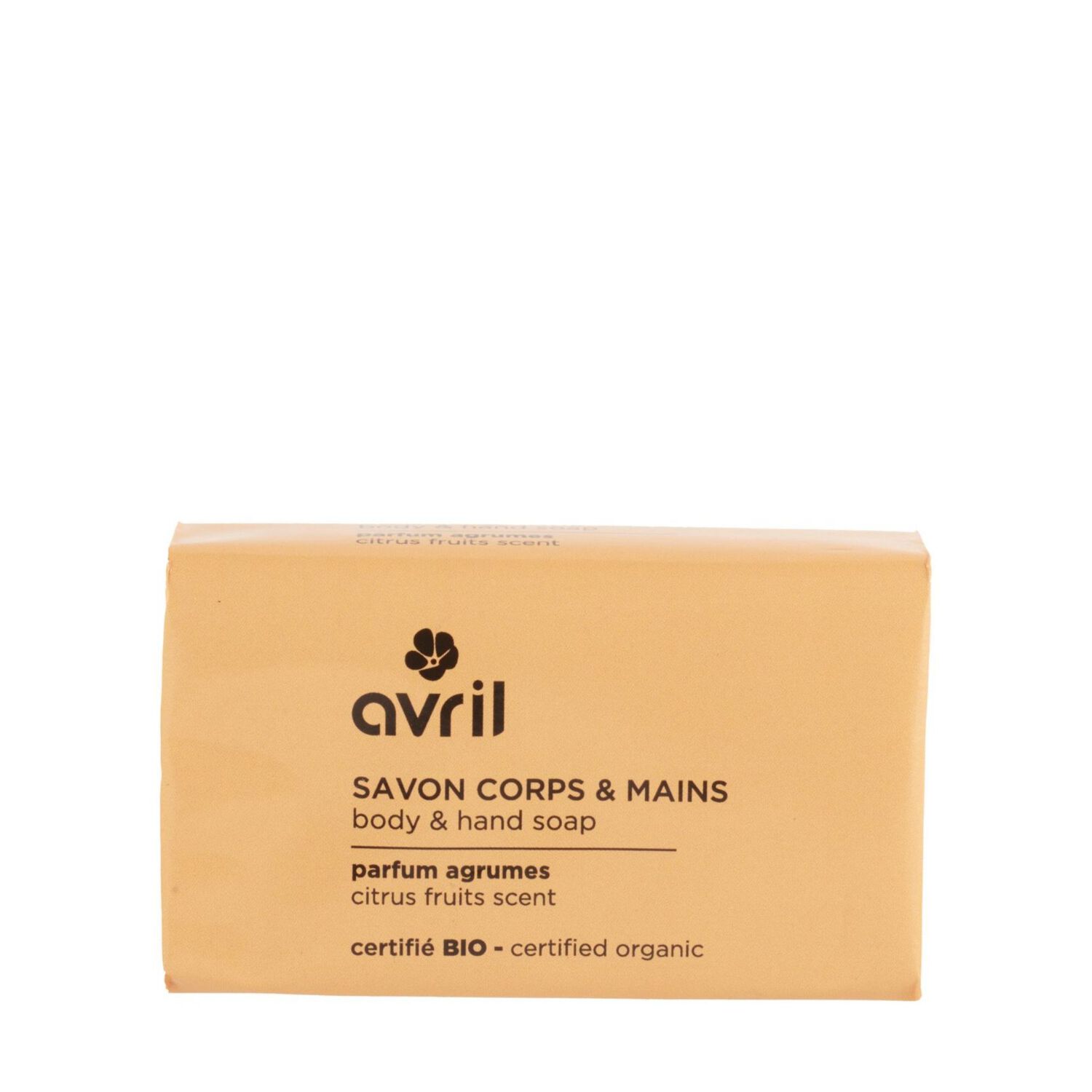 Savon - Certifié bio - Savon corps & mains Agrumes 100 g
