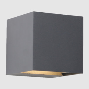 Forlight REX Aplique Exterior LED con Haz de Luz Modulable IP54 5,2W 3000K 244Lm Gris Urbano