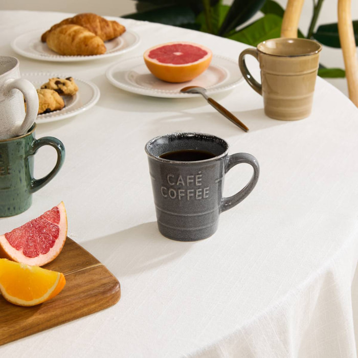 Mug à café gris 20cl