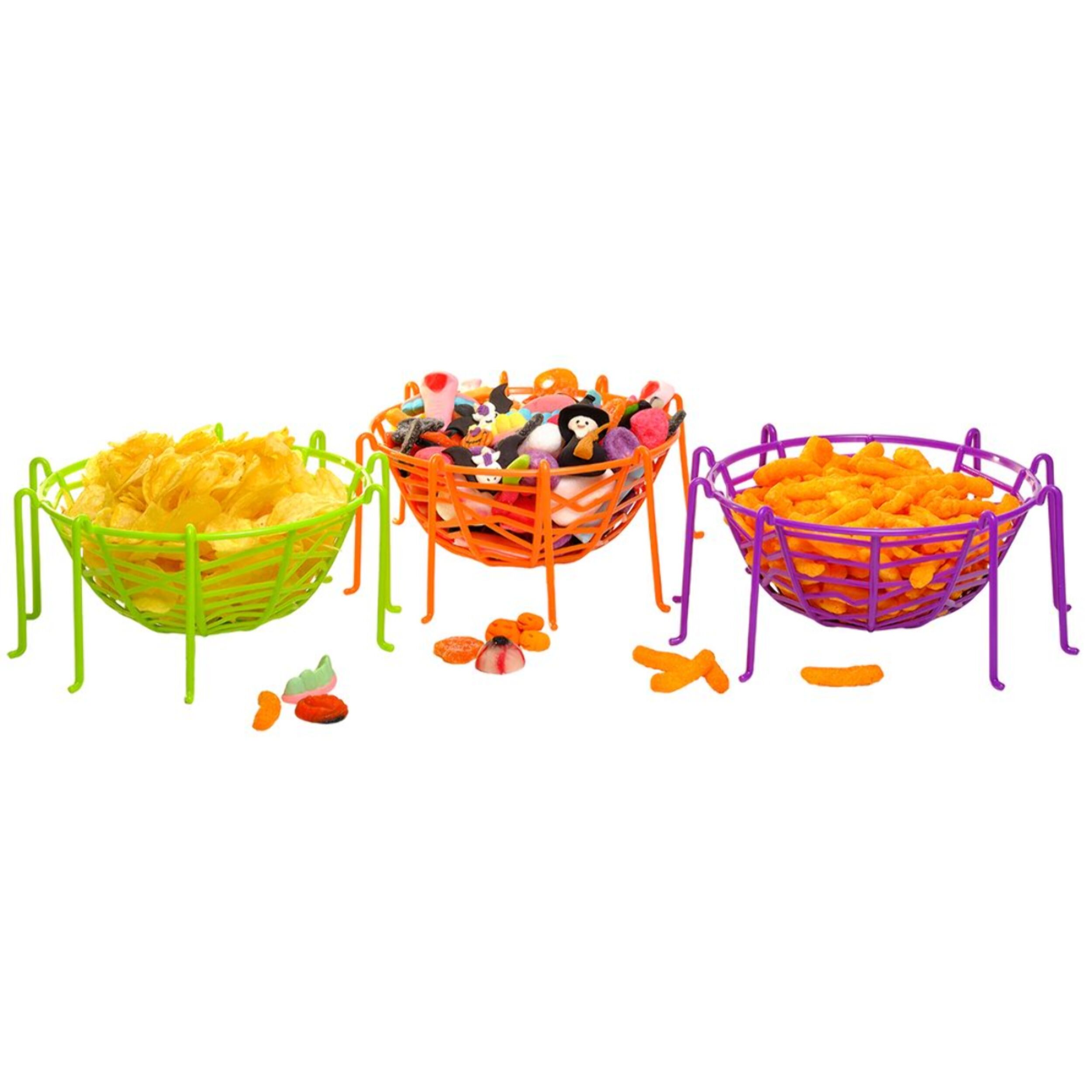 CESTA CON PATAS HALLOWEEN ( 3 COL. SURT.)