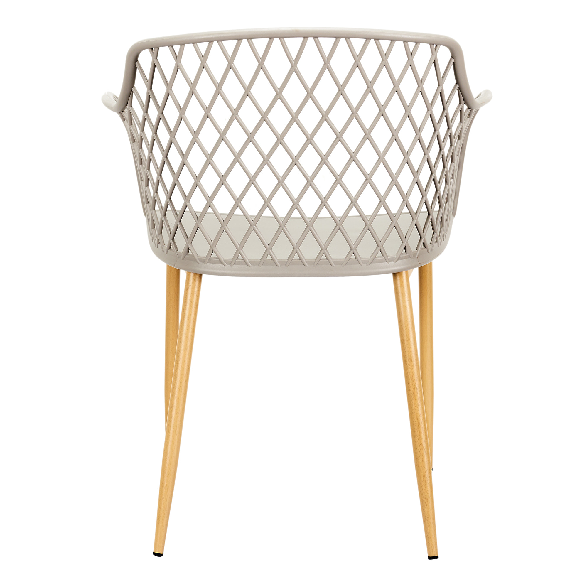 Fauteuil Exterieur Malaga Taupe - Lot De 4