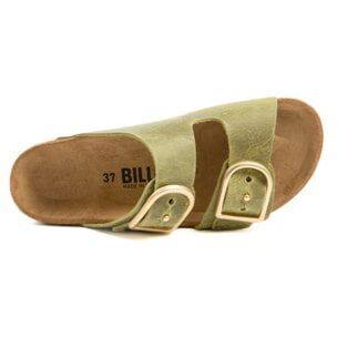 SANDALO CON ZEPPA BILLOWY VERDE