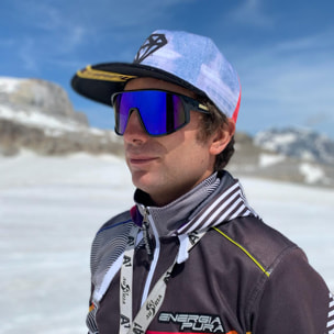 Gafas de ciclismo OCEAN KILLY - Negro brillante / Azul