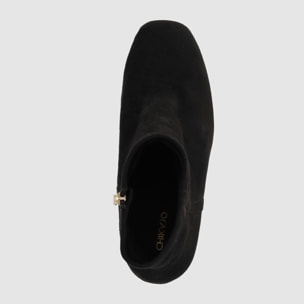 Botines de Tejido - Negro - Tacón: 10 cm