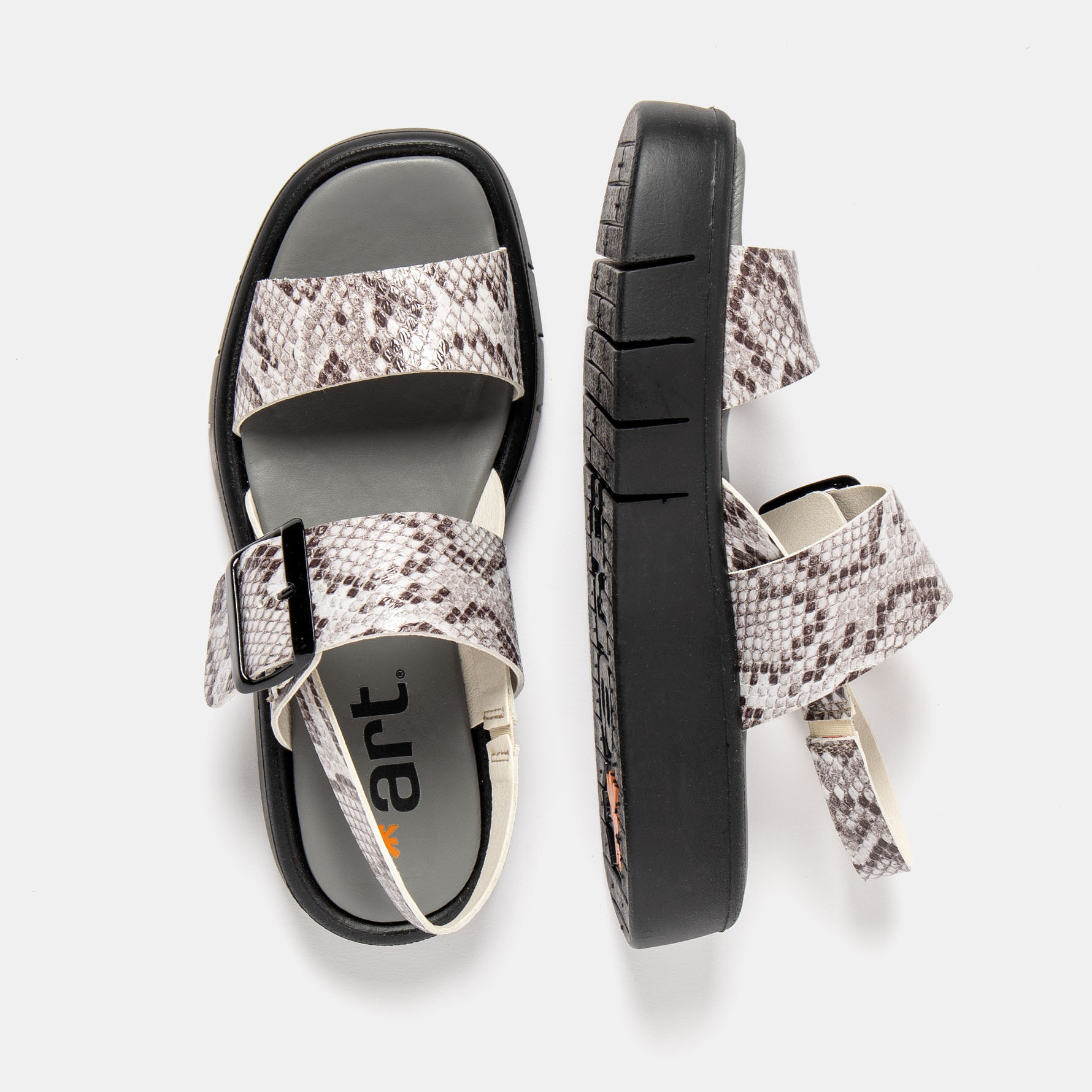 Sandalias 1857 SNAKE WHITE/ MALAGA color White