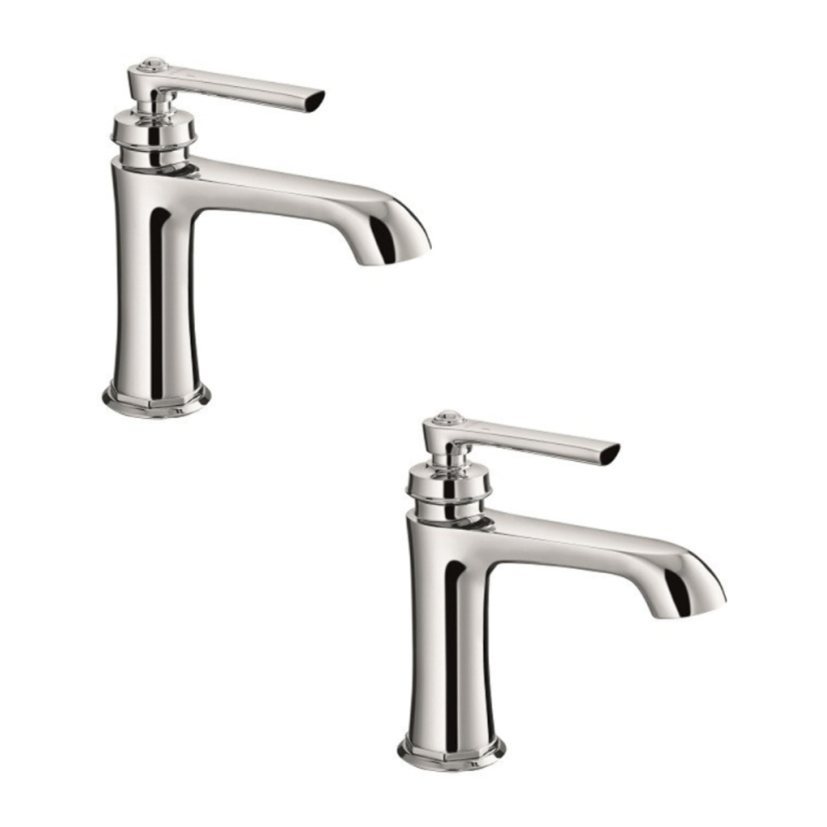 Lot de deux mitigeurs PAINI lavabo retro Lady's 100 Chromé