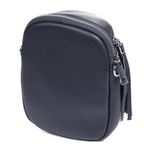 Agugliano borsa a spalla donna. Pelle autentica Dollaro.