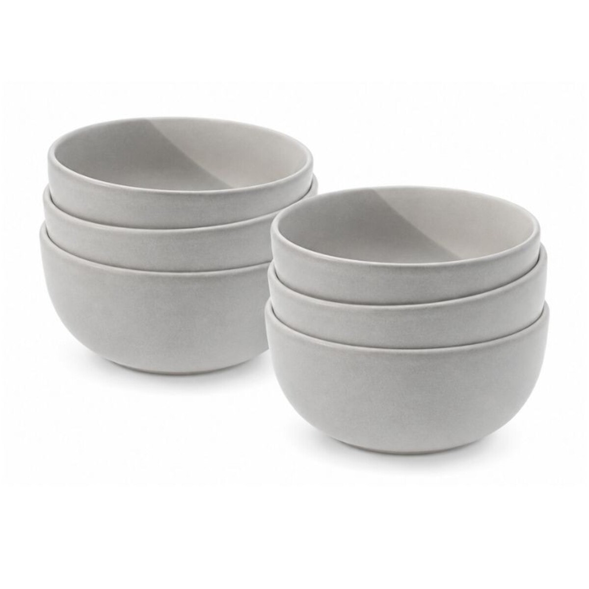 Lot de 6 bols médiums, TERRE DE SIENNE
