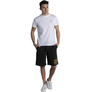 Camiseta hombre manga corta dorada