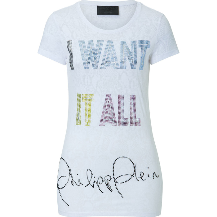 PHILIPP PLEIN T-shirt Round Neck SS "Queenie"