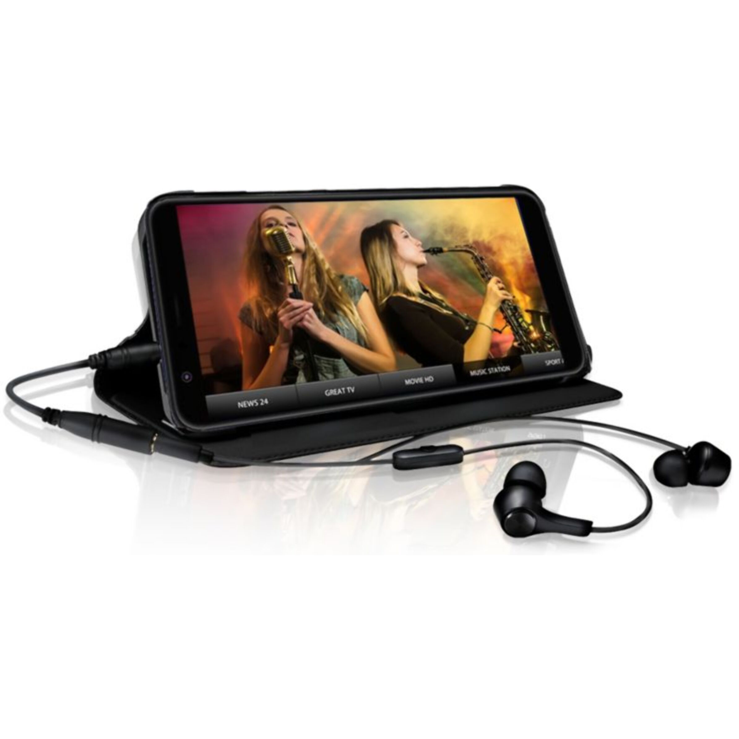 Pack IBROZ ZenFone Max ProM1 Etui + Verre trempé