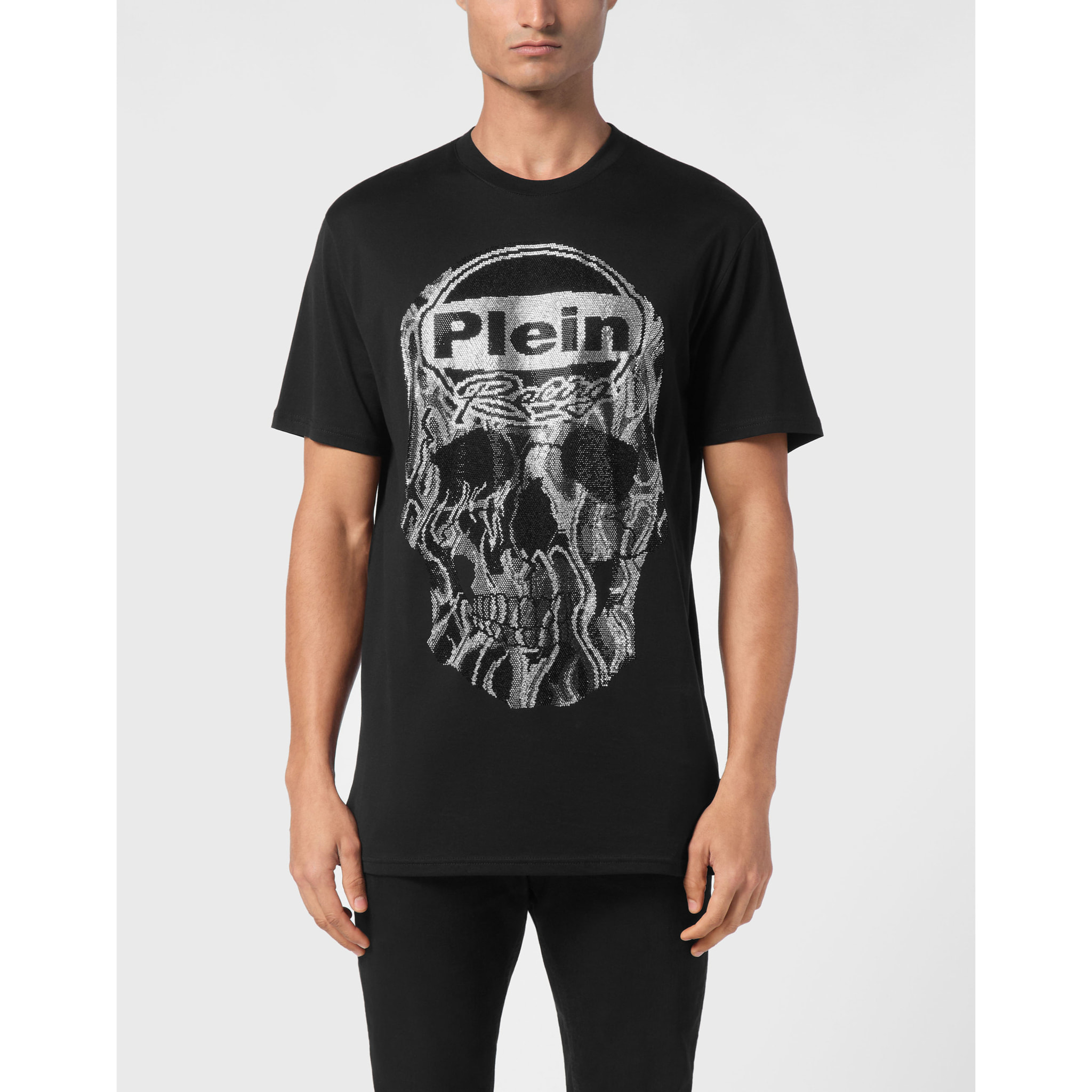 PHILIPP PLEIN Maglietta a girocollo SKULL