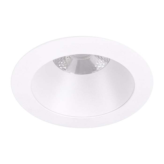 LEDS C4 Downlight Play Deco Symmetrical Round Fixed 19.8W Blanco Cálido 3000K CRI 92, Iluminación Interior
