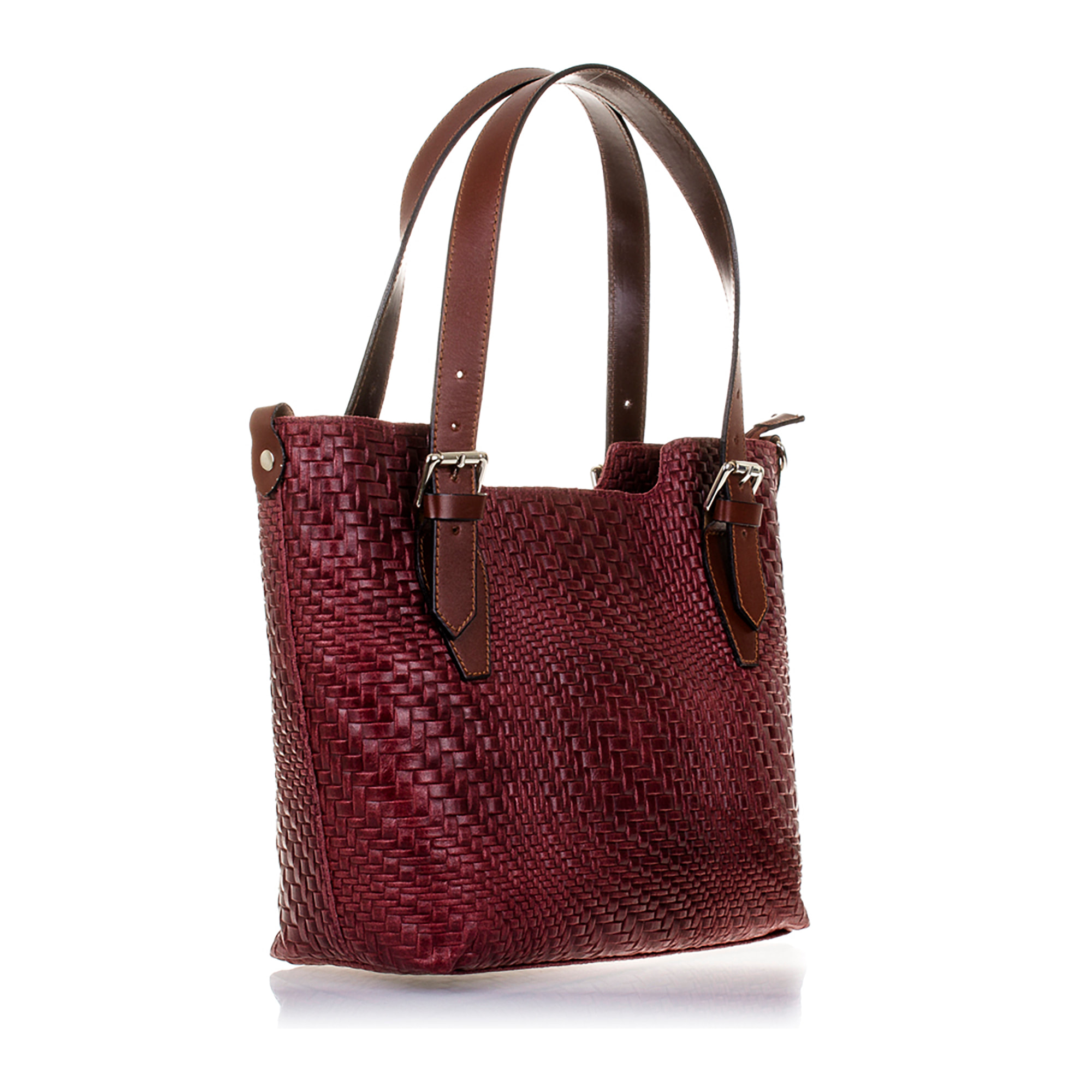 Arezzo Borsa tote Donna.Pelle autentica Camoscio Inciso Intrecciato