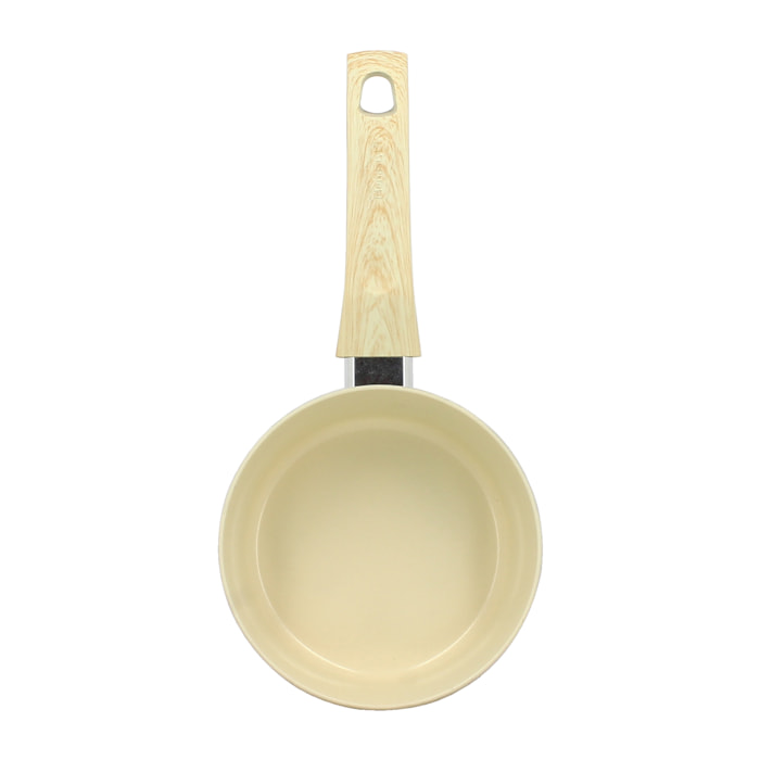 Casserole en revêtement céramique 16cm crème - tous feux COLORAMA