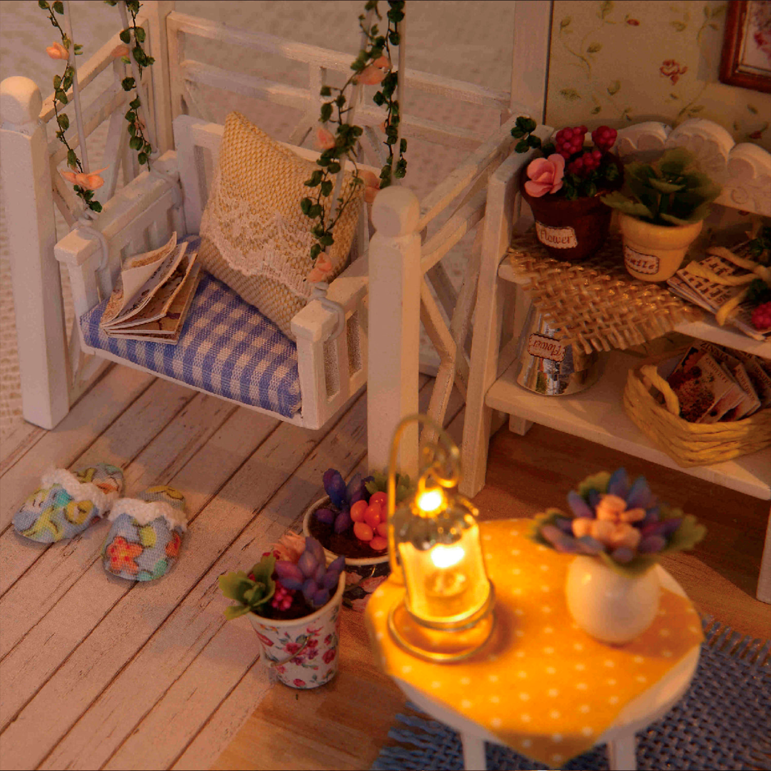 Diario del gatito. Maqueta 3D, realista con gran detalle y luces led.