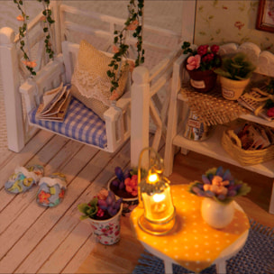 Diario del gatito. Maqueta 3D, realista con gran detalle y luces led.