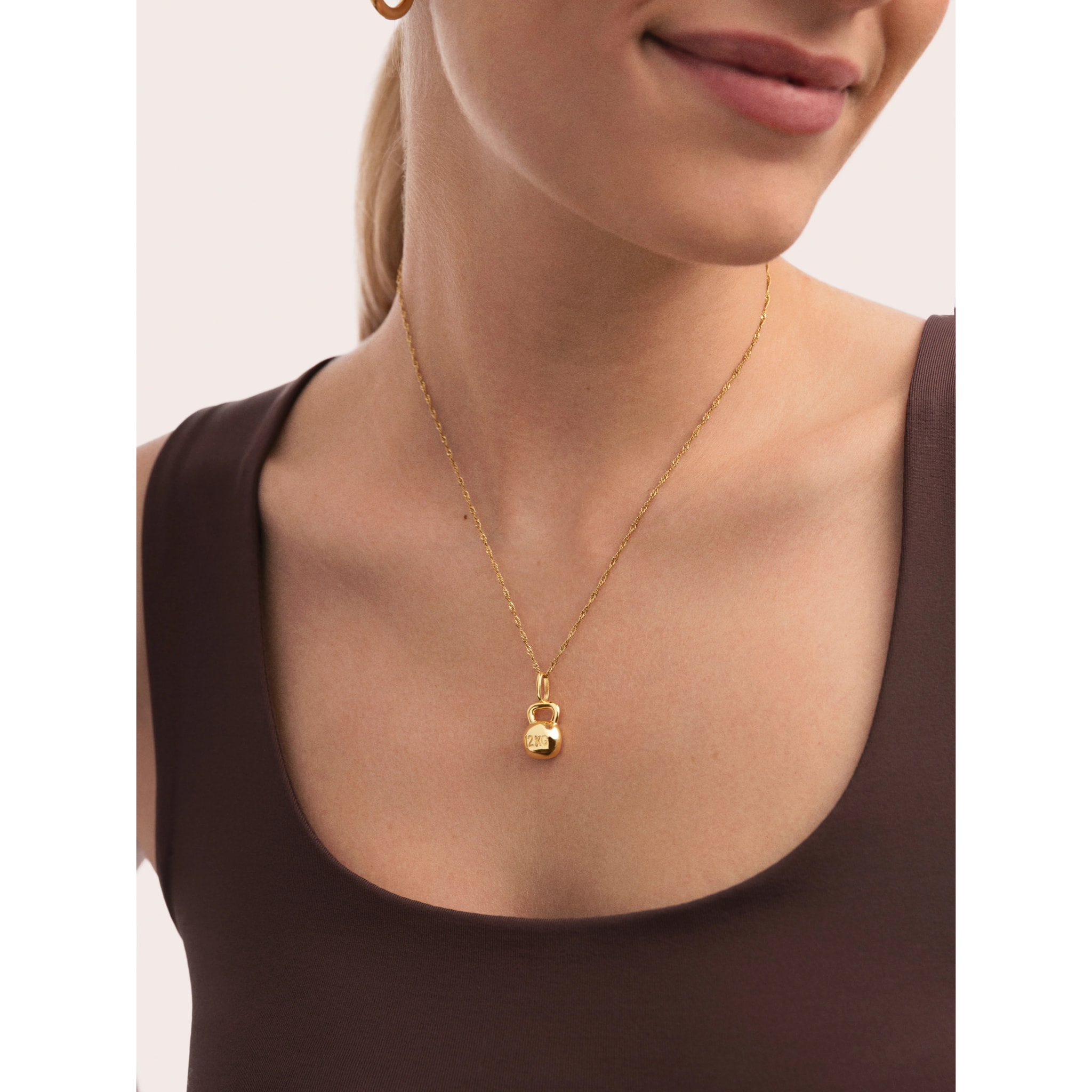 Charm Kettlebell Placcato Oro