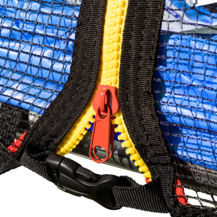 Trampoline réversible avec accessoires -